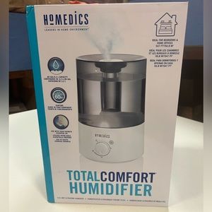 Brand new Homedics total comfort adjustable mist ultrasonic humidifier #home